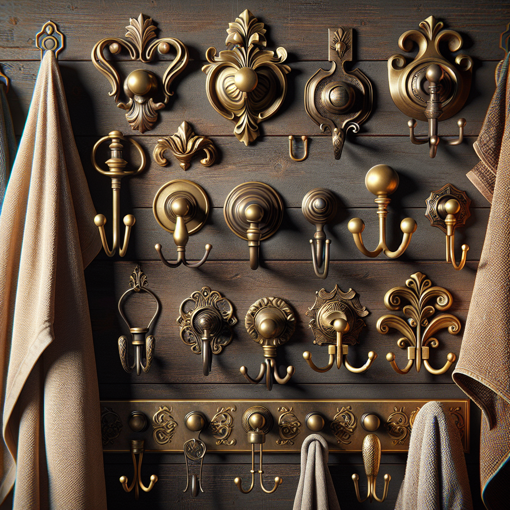 Hooked on Heritage: Antique Brass Robe Hooks for Lasting Charm